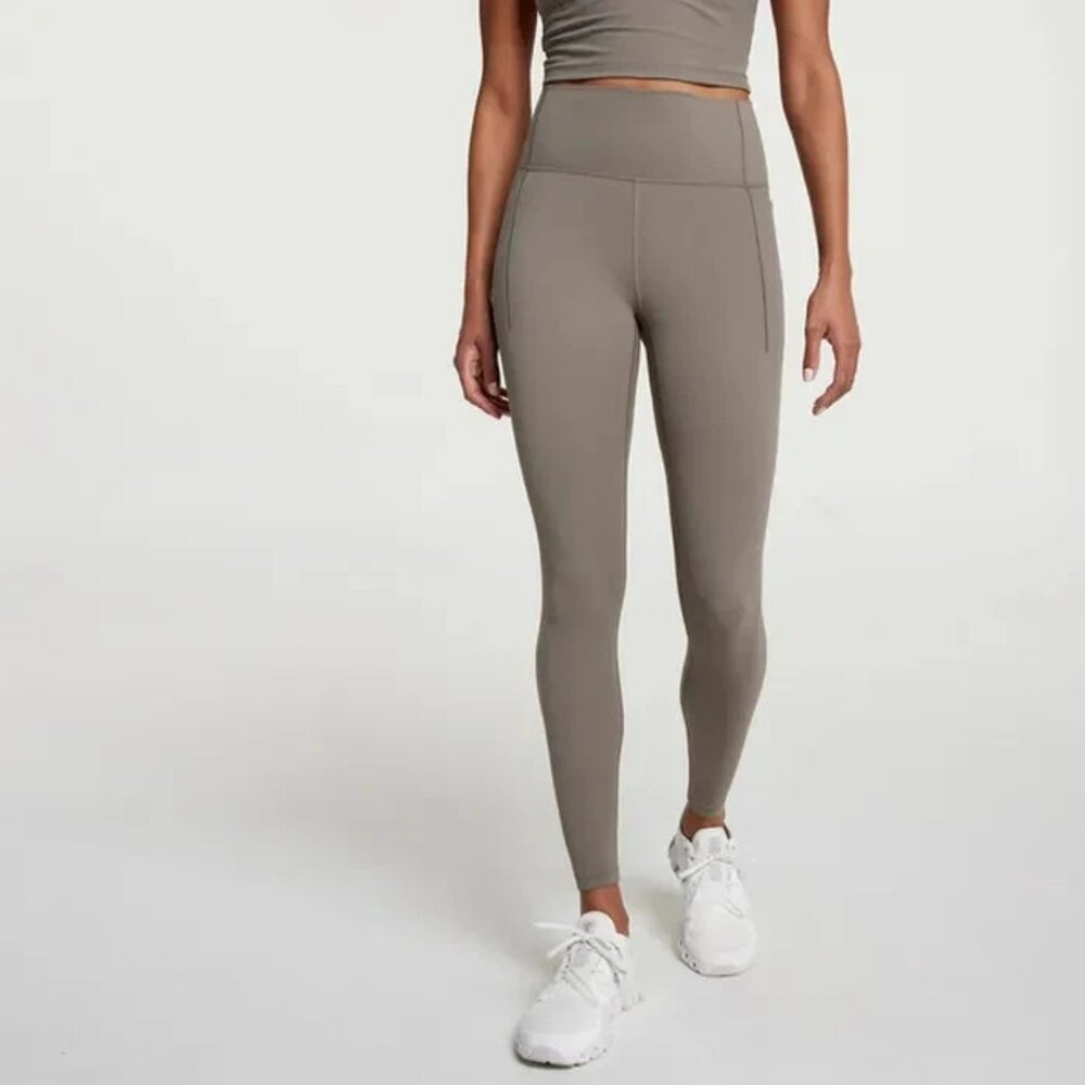 NEW CALIA Women's Inspire High Rise 7/8 Leggings Sz Large - Dark Grey